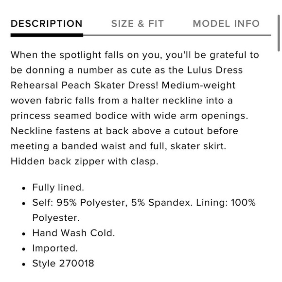 Lulu’s Dress Rehearsal Skater Dress Size Large - Picture 14 of 15